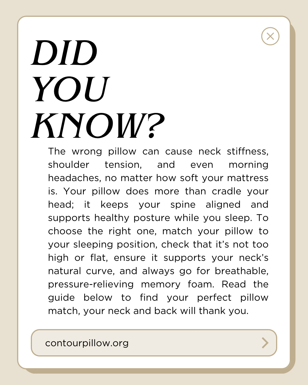 How to Choose the Perfect Pillow For Neck & Back Support (2025 Guide)