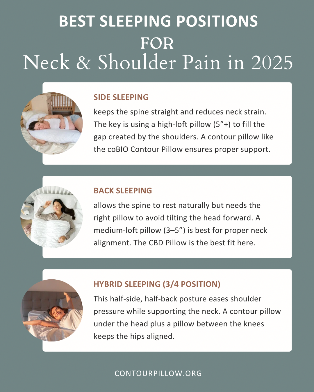 Best Sleeping Positions for Neck & Shoulder Pain in 2025 (Expert-Backed Guide)